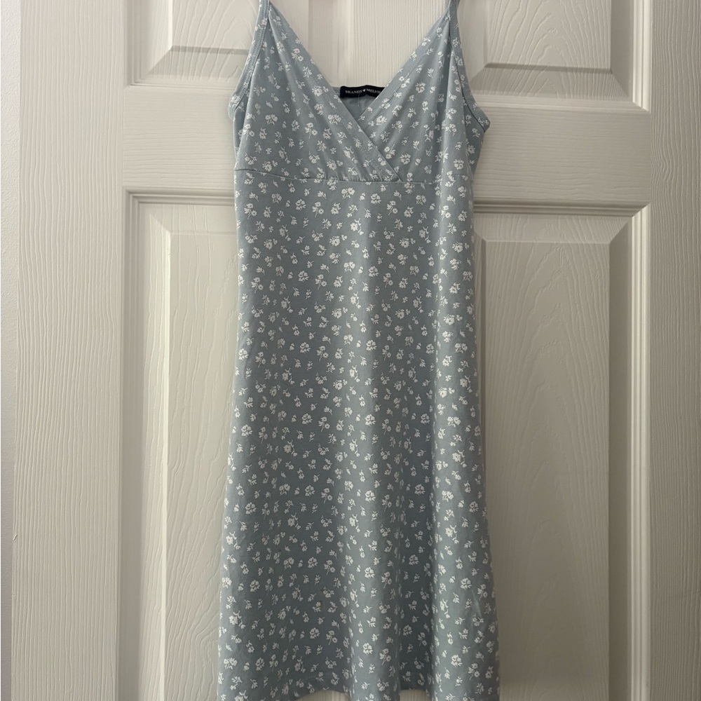 Brandy Melville Floral Spaghetti Strap Dress